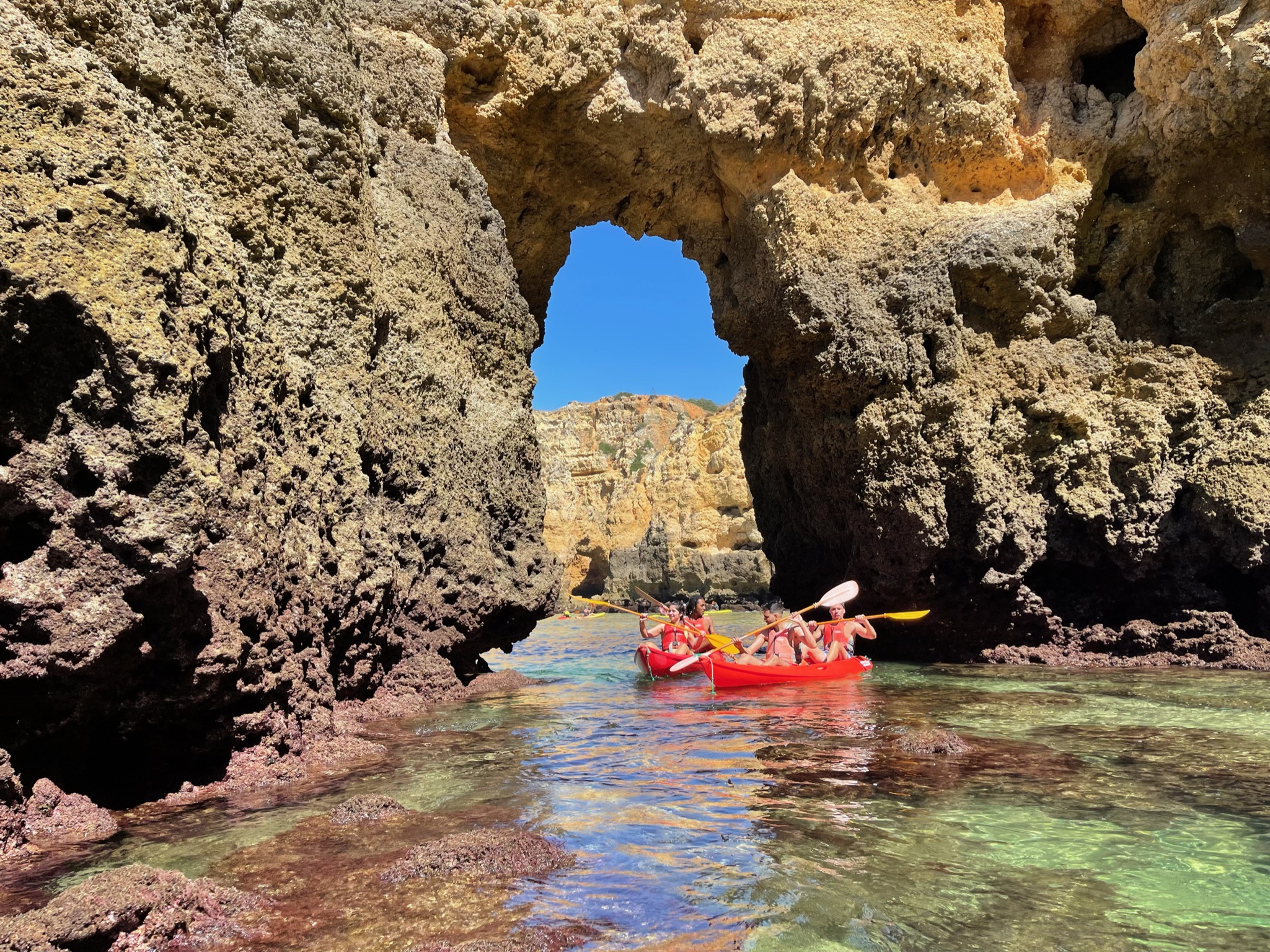 Passeio de kayak em Lagos